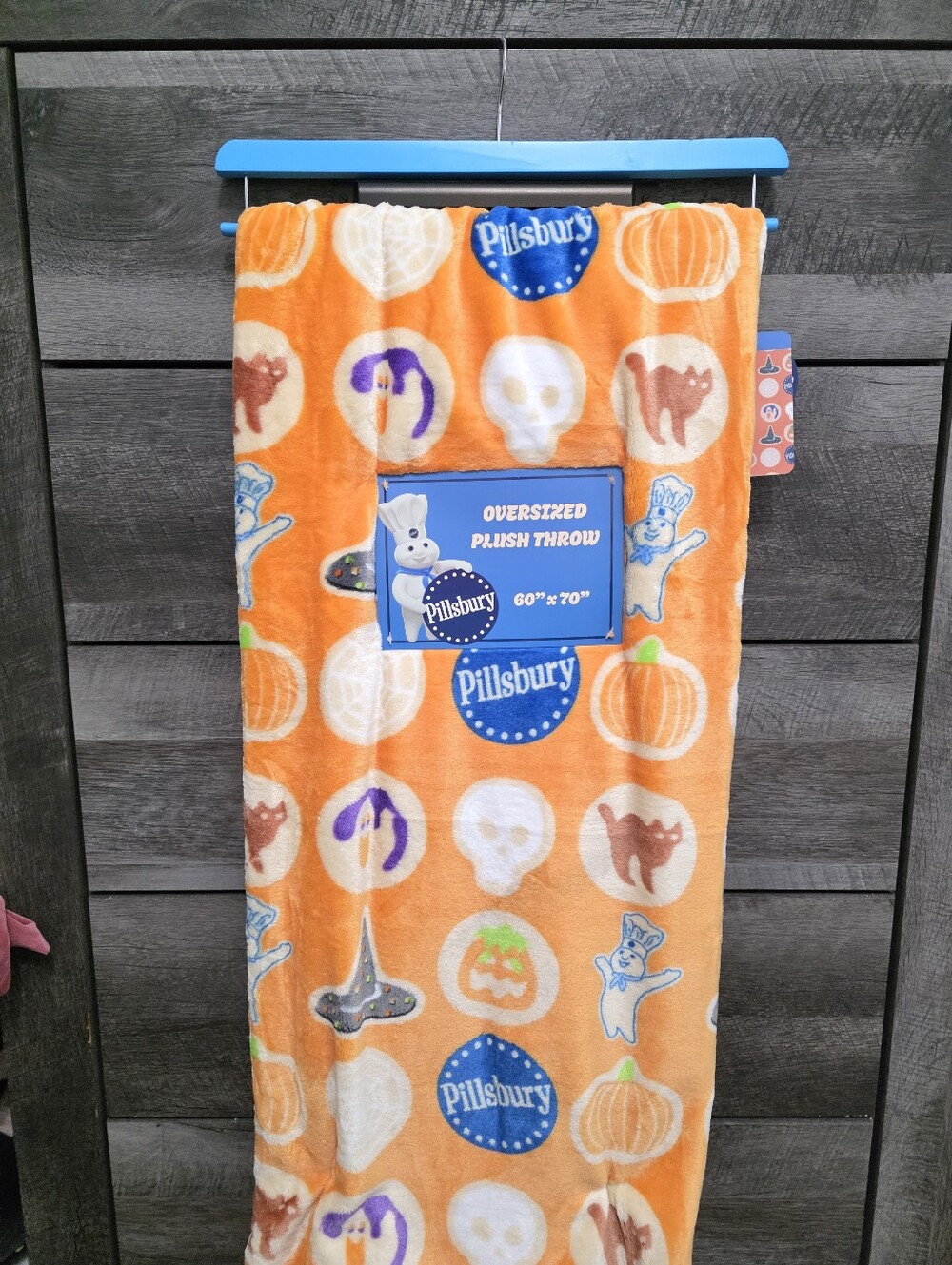 Pillsbury Oversized Plush Throw Blanket Halloween Theme New Viral
